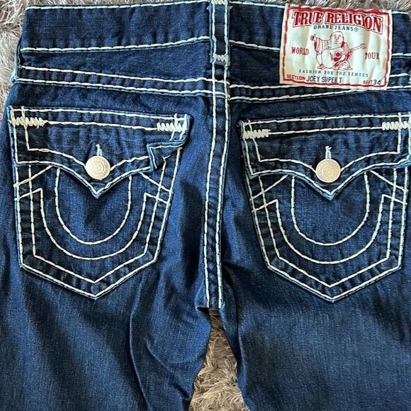 Mens Joey Super T True Religion Jeans - Picture 2 of 5